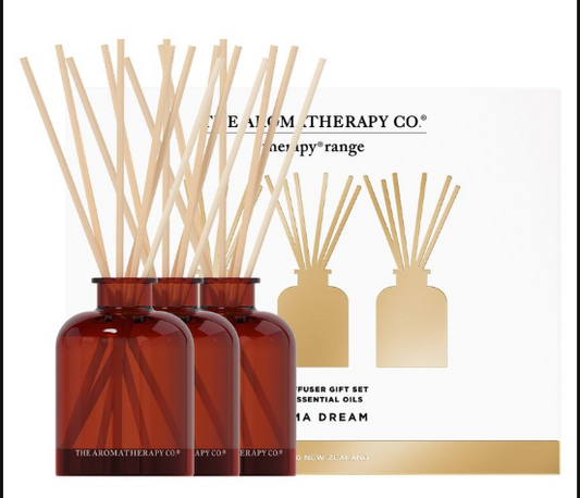 The Aromatherapy Company - Therapy Aroma Dream - Trio Diffuser Gift Set - Relax, Restore & Uplift